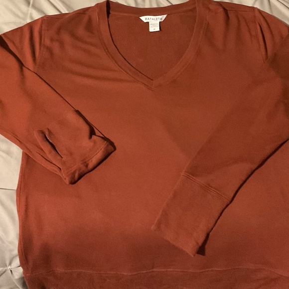 Womens Athleta V Neck Top size M - Picture 3 of 4